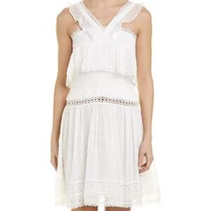 Monique Lhuillier Dress Size 6 Eyelet Lace Cocktail Party Date Rehearsal Dinner
